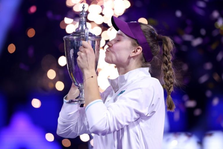 Rybakina beats top-ranked Sabalenka to win WTA Finals title