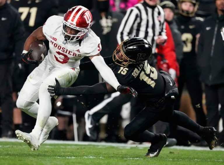 Omar Cooper Jr. injury update: Indiana WR questionable to return