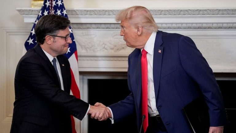 ‘Opening Pandora’s Box’: Mike Johnson backs Trump after warning White House about deal with Democrats